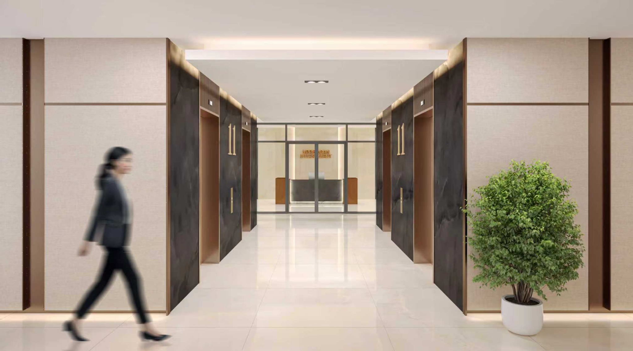 Elevator lobby